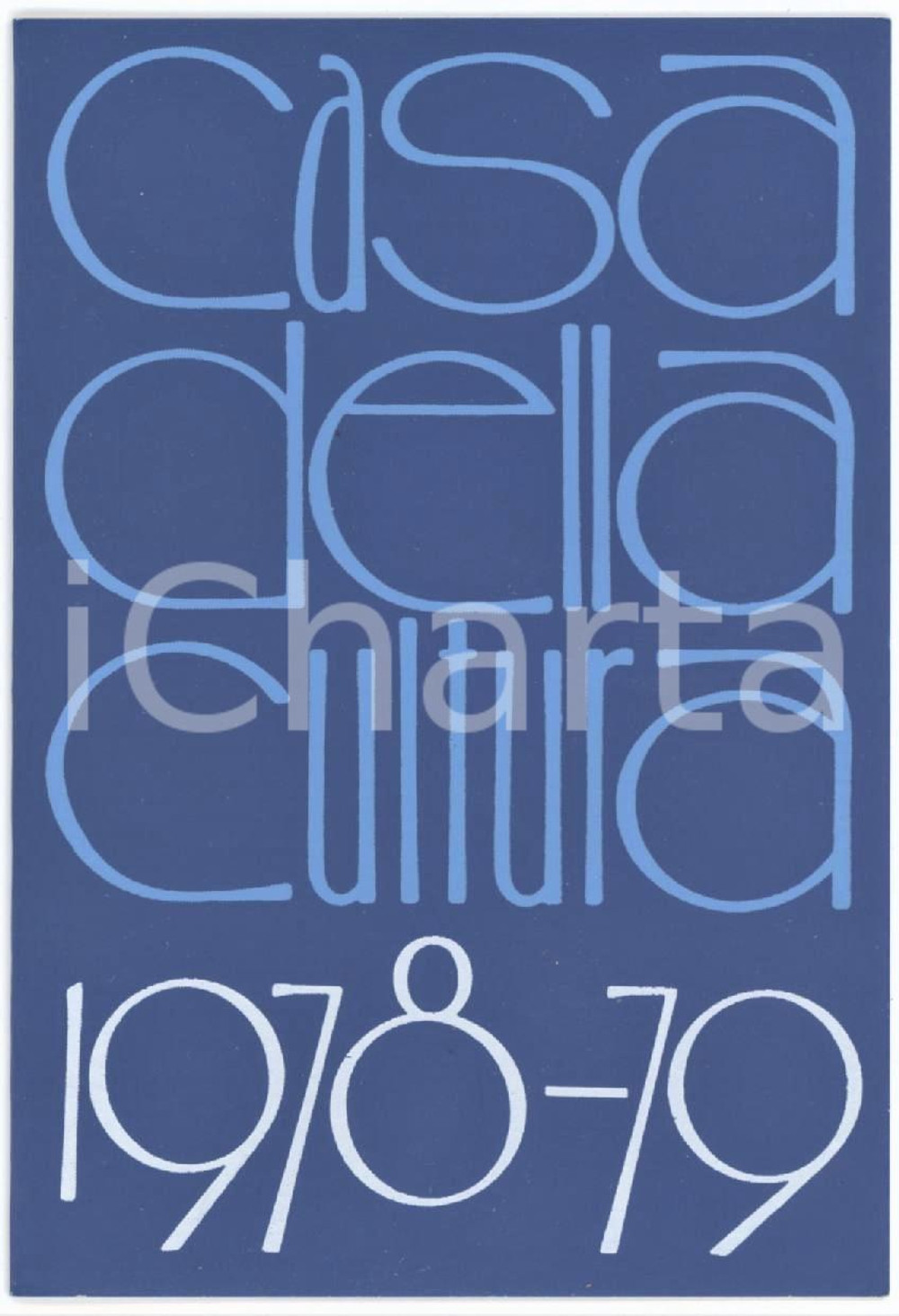 1978 MILANO - CDC Casa della Cultura - Tessera 7x10 cm