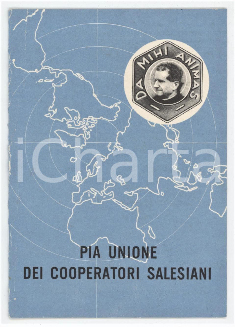 1962 LAINATE Pia Unione dei Cooperatori Salesiani - Tessera 7x10 cm