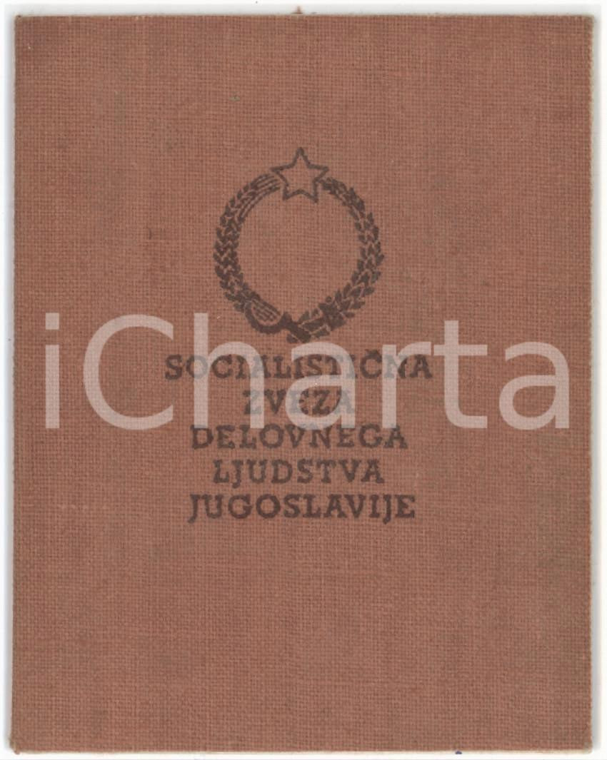 1964 JUGOSLAVIA Socialisticna zveza delovnega ljudstva jugoslavije - Card 7x8 cm
