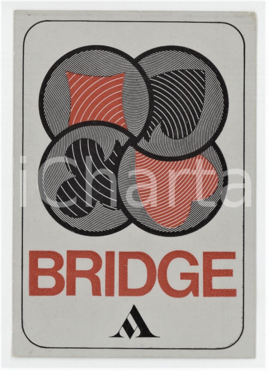 1971 ENNA Club del Bridge Mondadori - Tessera 7x10 cm