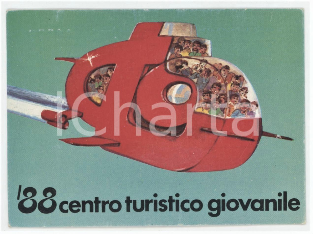 1988 PARMA - CTG Centro Turistico Giovanile - Tessera Gruppo AUREA PARMA 10x7 cm