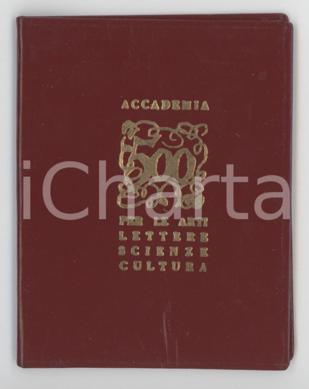 1971 ACCADEMIA 500 PER LE ARTI - Tessera Antonietta CURCI - DARMA 7x9 cm