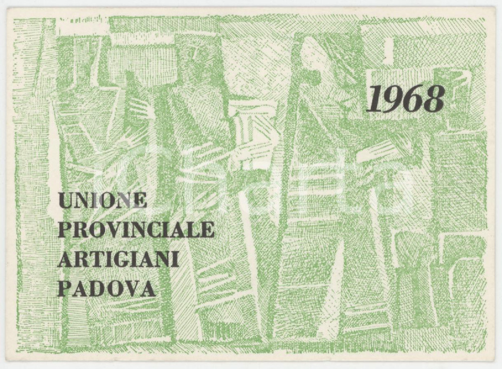 1968 CASALE DI SCODOSIA Unione provinciale artigiani Padova Tessera di una sarta