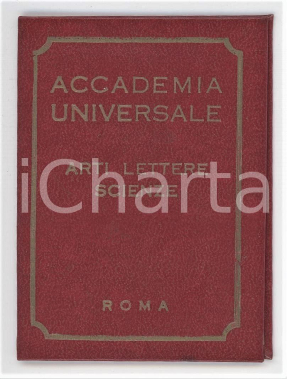 1972 ROMA Accademia arti, lettere e scienze - Tessera Antonietta CURCI - DARMA