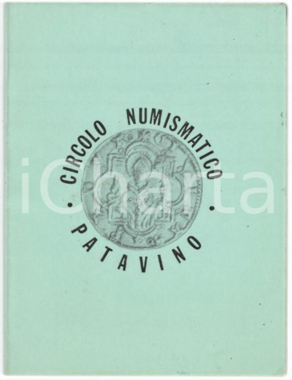 1973 PADOVA Circolo numismatico patavino *Tessera 6x8 cm Tessera d'epoca. CONDIZIONI:FAIR/discreto Lievi smussature agli angoliFORMATO: 6x8 cm originale e autentica 1