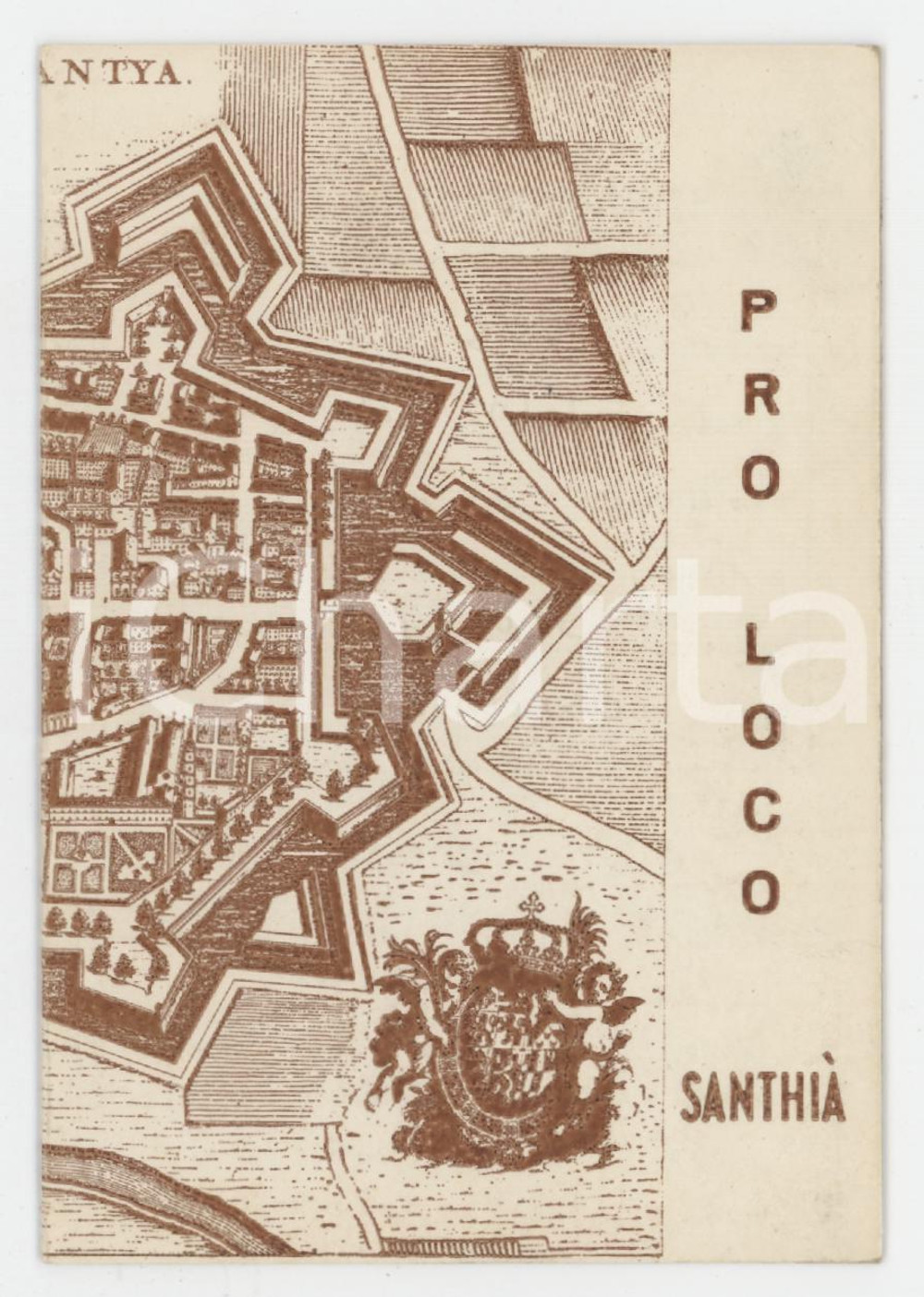 1966 SANTHIÀ Tessera della Pro Loco - 7x10 cm