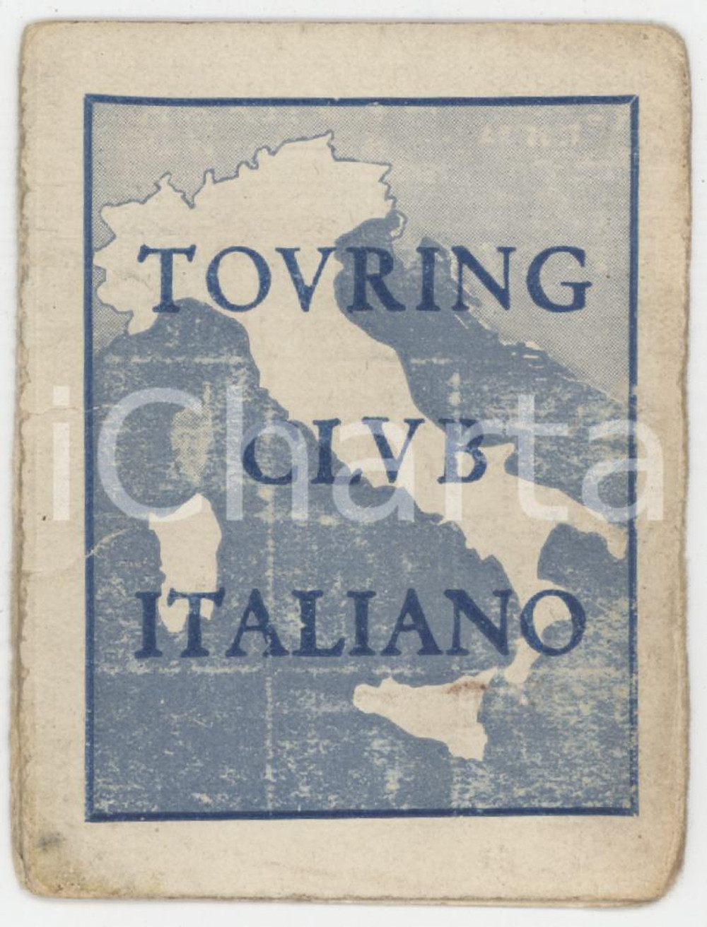 1951 MILANO - TCI Touring Club Italiano - Tessera 6x8 cm