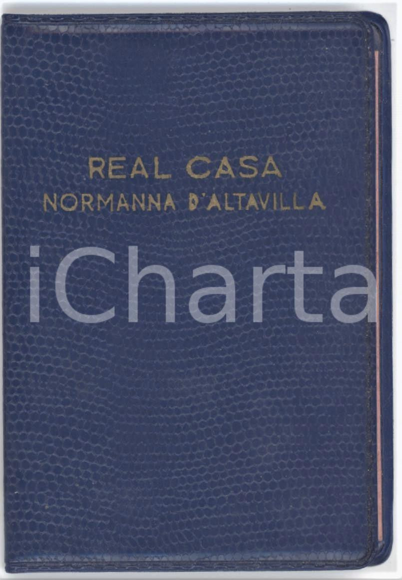 1963 COSENZA Real Casa Normanna d'Altavilla - Tessera confratelli decorati 6x9