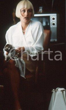 35mm vintage slide* 1998 CINEMA goodbye lover Patricia ARQUETTE sul set (2)