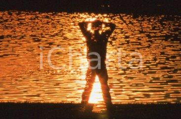 35mm vintage slide* 1998 CINEMA slam Saul WILLIAMS sul set (1)