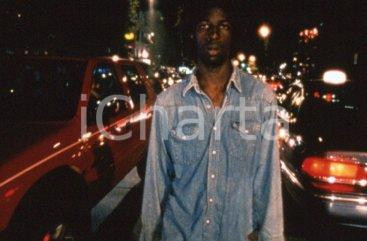 35mm vintage slide* 1998 CINEMA slam Saul WILLIAMS sul set (2)