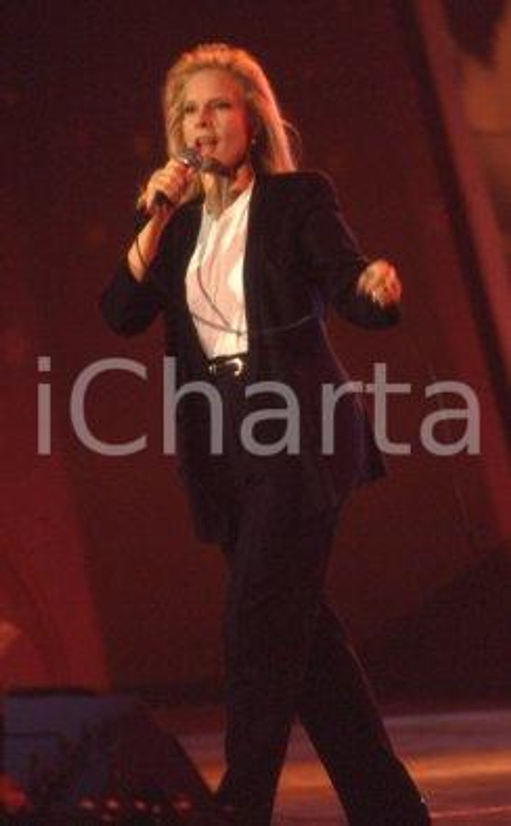 35mm vintage slide* 1990 c'era una volta il festival Sylvie VARTAN (4)