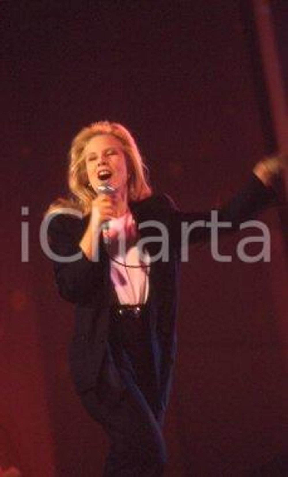 35mm vintage slide* 1990 c'era una volta il festival Sylvie VARTAN (2)