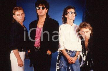 35mm vintage slide* 1990ca MUSICA STEVE ROGER BAND ritratto RIVA SOLIERI