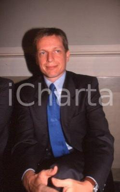 35mm vintage slide* 1990ca POLITICA PCI PDS FGCI Gianni CUPERLO ritratto (35)