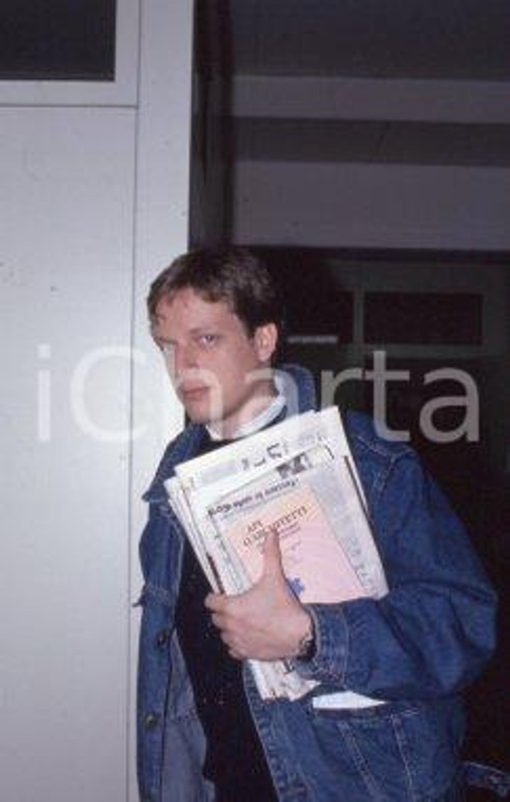35mm vintage slide* 1990ca POLITICA PCI PDS FGCI Gianni CUPERLO ritratto (18)