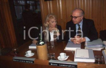 35mm vintage slide* 1997 OLIVETTI assemblea degli azionisti LAMBORGINI GALARDI