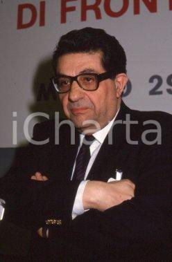 35mm vintage slide* 1988 ROMA POLITICA PSI Antonio LA PERGOLA ritratto (3)