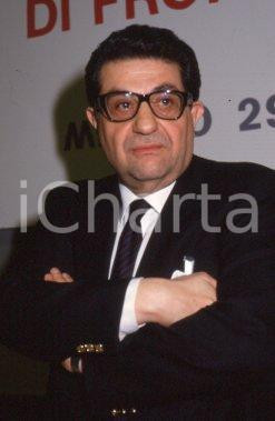 35mm vintage slide* 1988 ROMA POLITICA PSI Antonio LA PERGOLA ritratto (9)