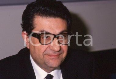 35mm vintage slide* 1988 ROMA POLITICA PSI Antonio LA PERGOLA ritratto (11)