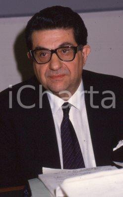 35mm vintage slide* 1988 ROMA POLITICA PSI Antonio LA PERGOLA ritratto (14)