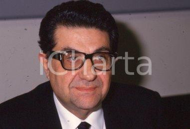 35mm vintage slide* 1988 ROMA POLITICA PSI Antonio LA PERGOLA ritratto (18)