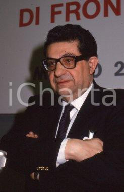 35mm vintage slide* 1988 ROMA POLITICA PSI Antonio LA PERGOLA ritratto (20)
