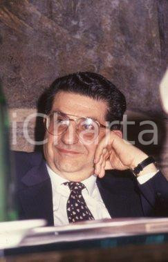35mm vintage slide* 1990ca ROMA POLITICA PSI Antonio LA PERGOLA ritratto (3)