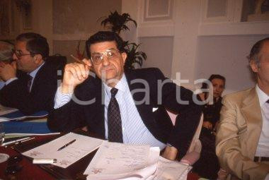 35mm vintage slide* 1990ca ROMA POLITICA PSI Antonio LA PERGOLA ritratto (8)