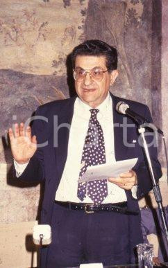 35mm vintage slide* 1990ca ROMA POLITICA PSI Antonio LA PERGOLA ritratto (12)