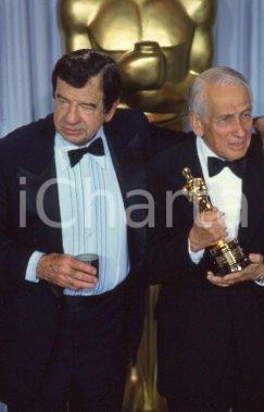 35mm vintage slide* 1990 CINEMA PREMI OSCAR Walter MATTHAU Howard KOCH ritratto
