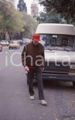 35mm vintage slide* 1990ca CINEMA ROMA Walther MATTHAU paparazzato (3)