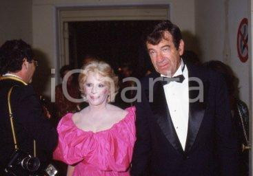35mm vintage slide* 1983 PREMI OSCAR Walter MATTHAU con moglie Carol GRACE (1)