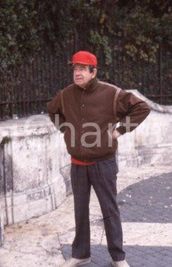 35mm vintage slide* 1990ca CINEMA ROMA Walther MATTHAU paparazzato (9)