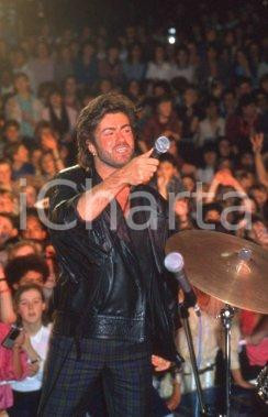 35mm vintage slide* 1990ca MUSICA George MICHAEL WHAM! in concerto (2)
