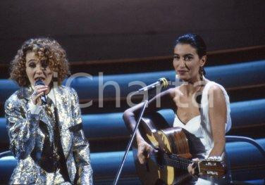 35mm vintage slide* 1995ca MUSICA Grazia DI MICHELE Rossana CASALE (1)
