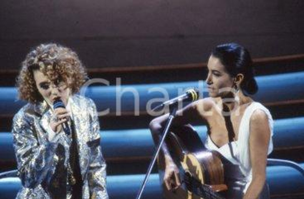 35mm vintage slide* 1995ca MUSICA Grazia DI MICHELE Rossana CASALE (3)