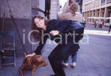 35mm vintage slide* 1990ca CINEMA MILANO Megan GALLAGHER ritratto (8)