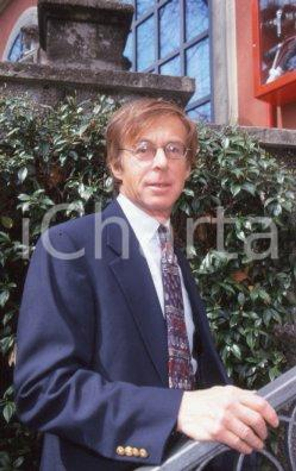 35mm vintage slide* 1990ca ECONOMIA MILANO Allen SINAI ritratto (3)