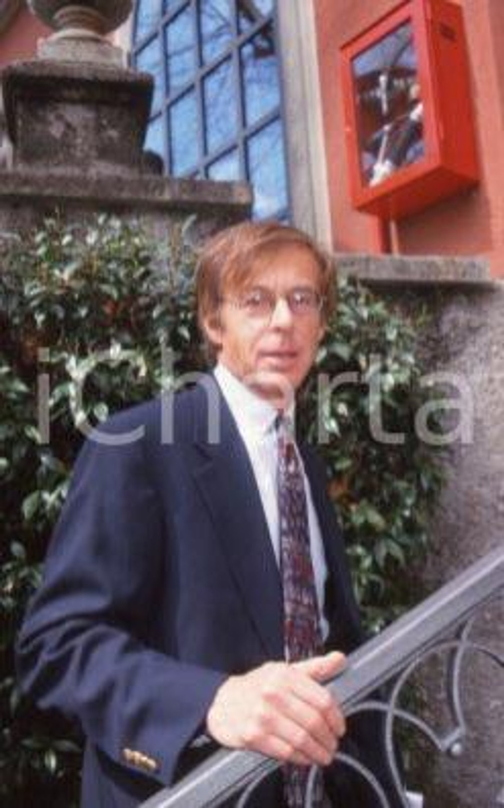 35mm vintage slide* 1990ca ECONOMIA MILANO Allen SINAI ritratto (7)