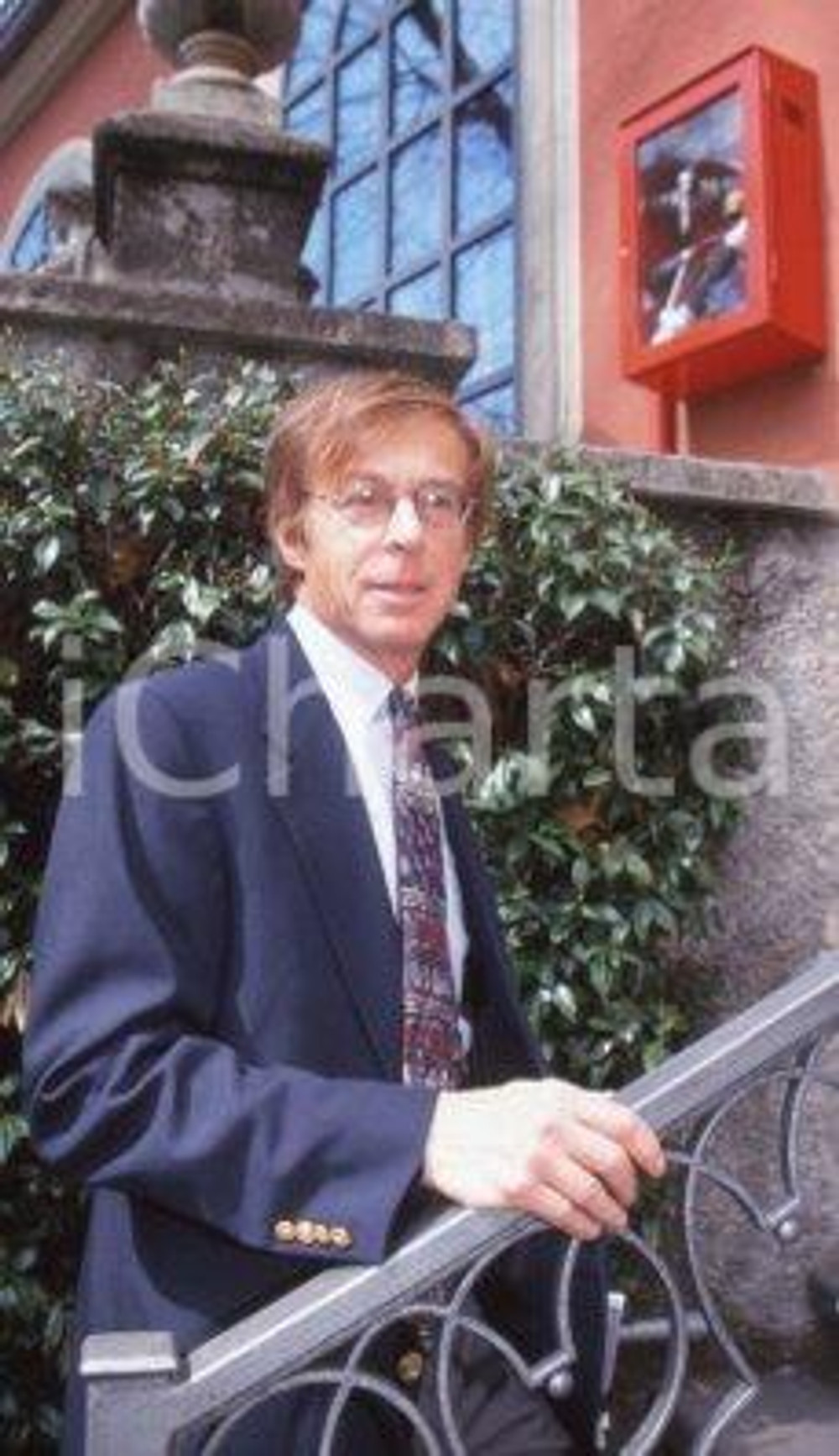 35mm vintage slide* 1990ca ECONOMIA MILANO Allen SINAI ritratto (8)