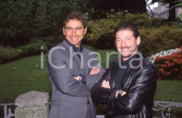 35mm vintage slide* 1995ca TELEVISIONE CANALE 5 Duccio FORZANO Marco LIORNO (2)