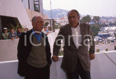 35mm vintage slide* 1985ca CINEMA Jose FERRER Anthony QUINN ritratto (3)