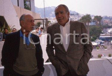 35mm vintage slide* 1985ca CINEMA Jose FERRER Anthony QUINN ritratto (4)