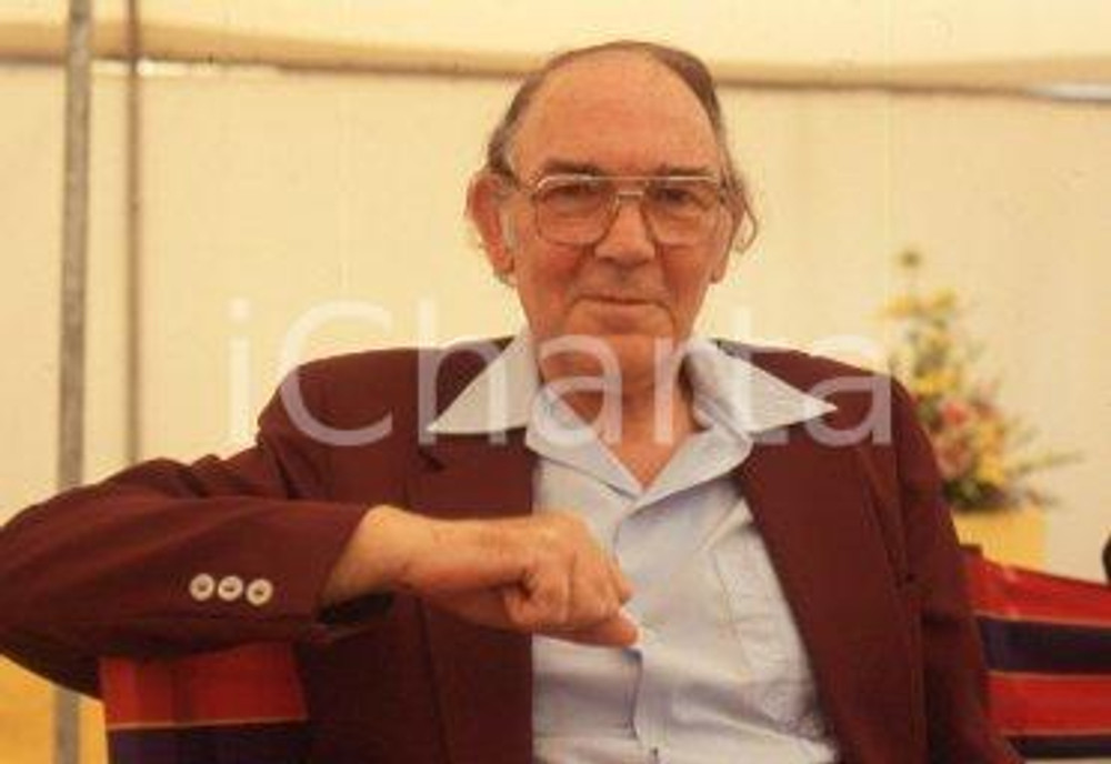 35mm vintage slide* 1990ca LETTERATURA John Edmund GARDNER ritratto (1)