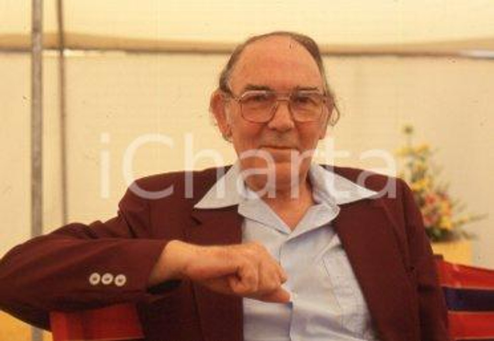 35mm vintage slide* 1990ca LETTERATURA John Edmund GARDNER ritratto (4)