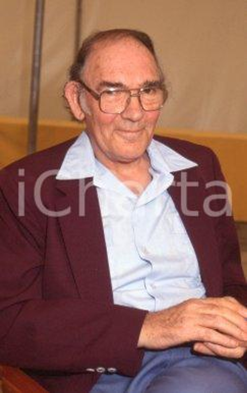 35mm vintage slide* 1990ca LETTERATURA John Edmund GARDNER ritratto (9)