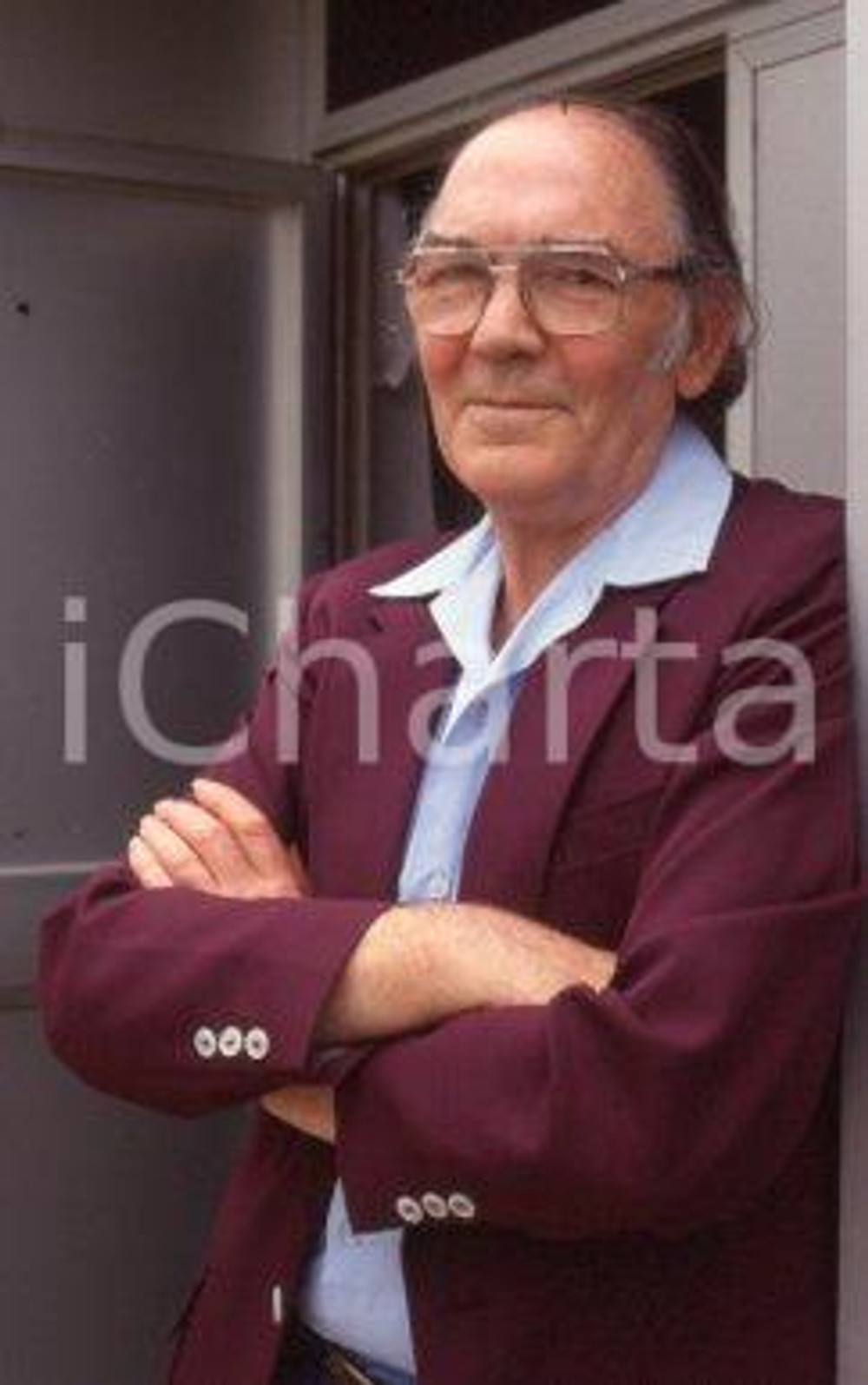 35mm vintage slide* 1990ca LETTERATURA John Edmund GARDNER ritratto (21)
