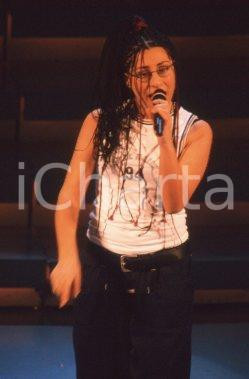 35mm vintage slide* 2000ca MUSICA Elena CATANEO durante un'esibizione (2)