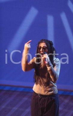 35mm vintage slide* 2000ca MUSICA Elena CATANEO durante un'esibizione (4)